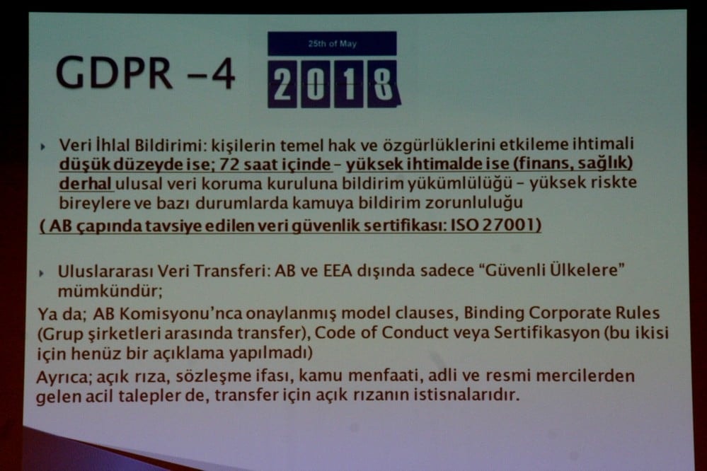 Avrupa Genel Veri Koruma Tüzüğü ve KVKK - 26