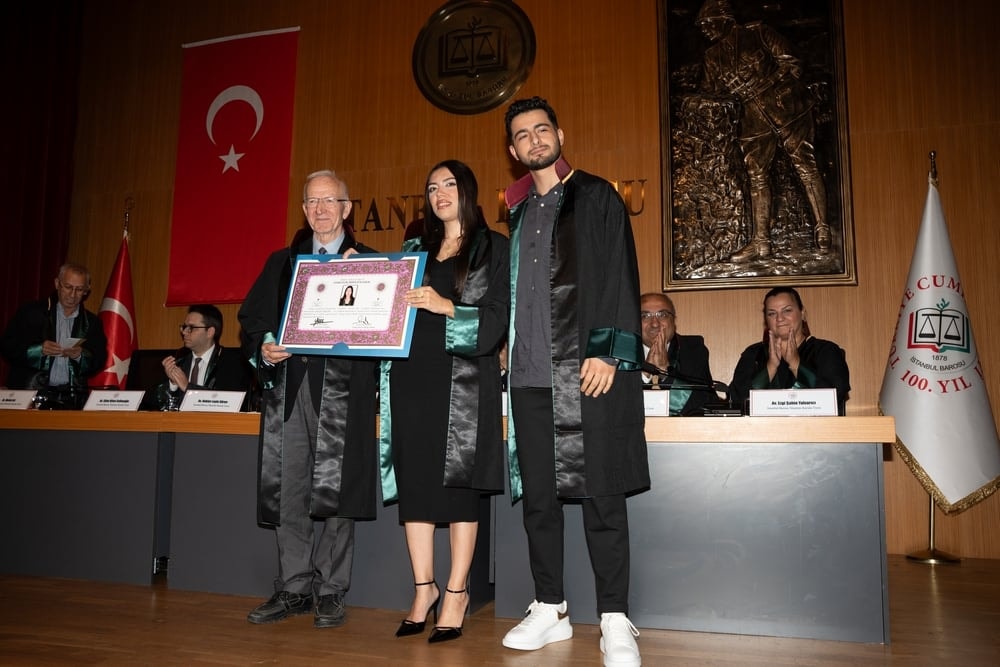 İstanbul Barosu Başkanı Av. Prof. Dr. İbrahim Kaboğlu ve Yönetim Kurulunun İlk Ruhsat Töreni - 6