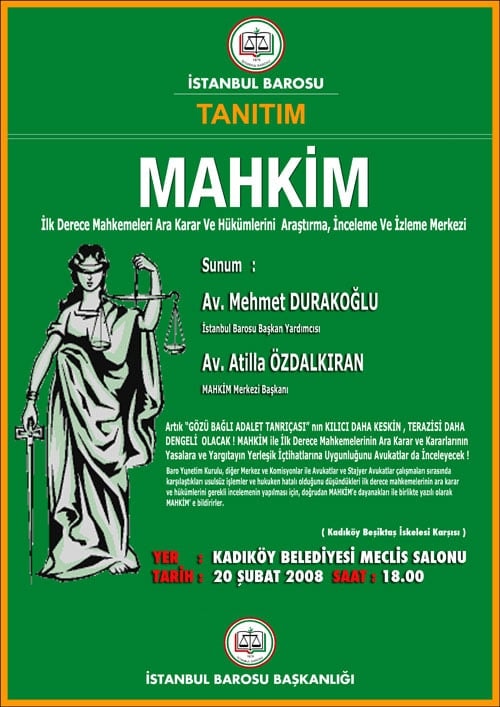 Mahkim Tanıtım Toplantısı 20 Şubatta Yapılacak