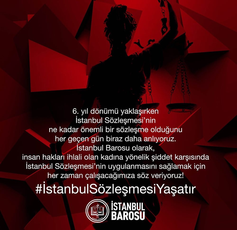 #İstanbulSözleşmesiYaşatır