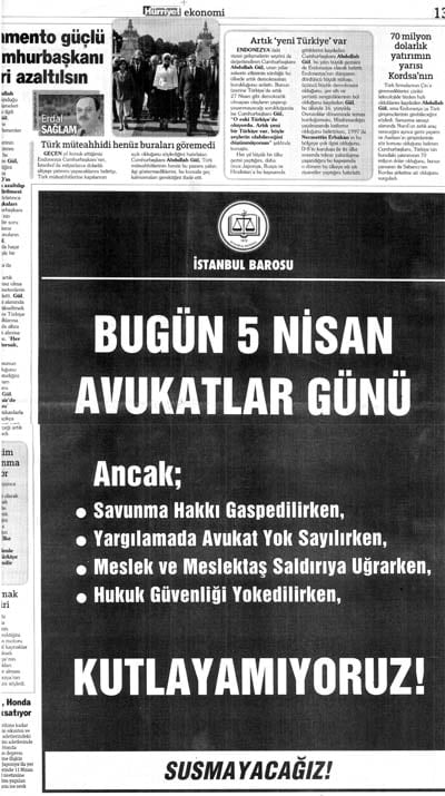 Avukatlar Gününü Kutlamıyoruz - 11