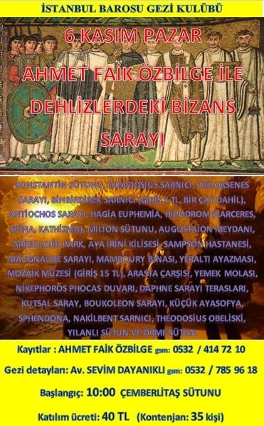 Ahmet Faik Özbilge İle Dehlizlerdeki Bizans Sarayı Gezisi