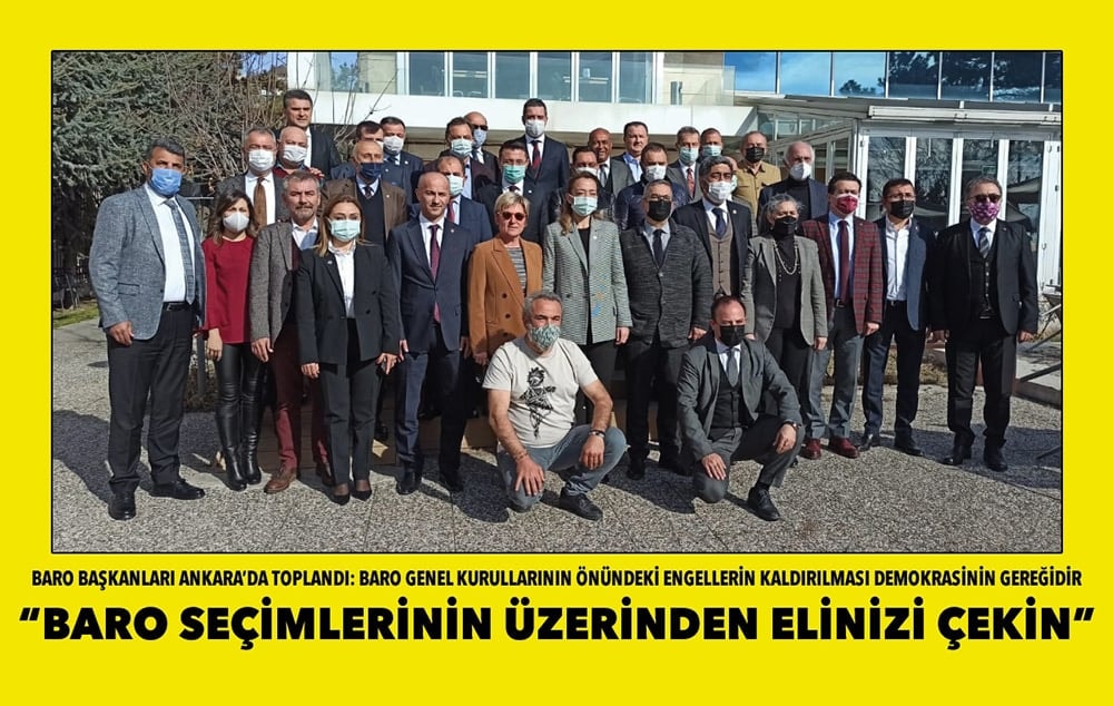 Baro Genel Kurullarının Önündeki Engellerin Kaldırılması Demokrasinin Gereğidir