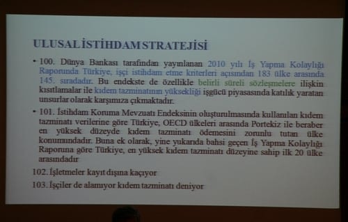 İş Hukukuna İlişkin Sorunlar Ve Çözüm Önerileri
 - 69
