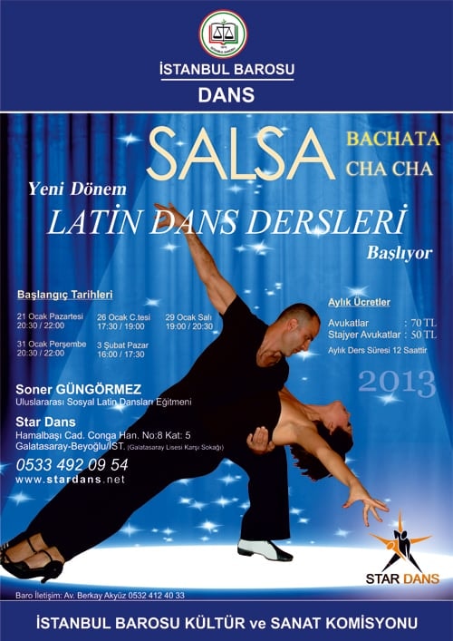 Yeni Dönem Latin Dans Dersleri Başlıyor

 - 1