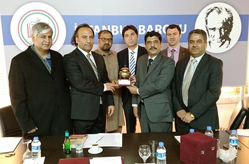 Pakistan Pencap Barosu İstanbul Barosu’Nu Ziyaret Etti

