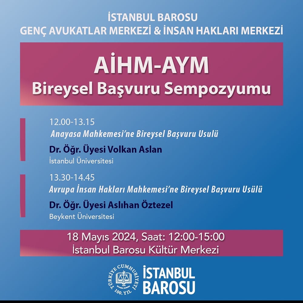 AİHM - AYM Bireysel Başvuru Sempozyumu