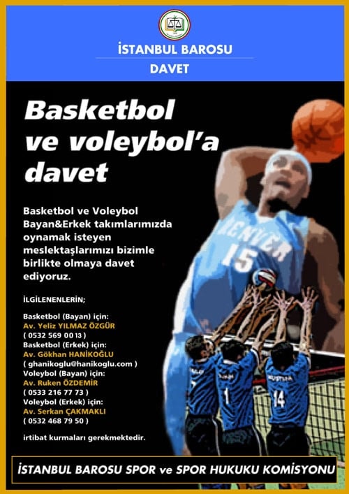 Basketbol Ve Voleybola Davet

 - 1