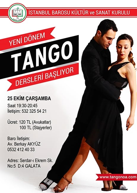 Yeni Dönem Tango Dersleri Başlıyor