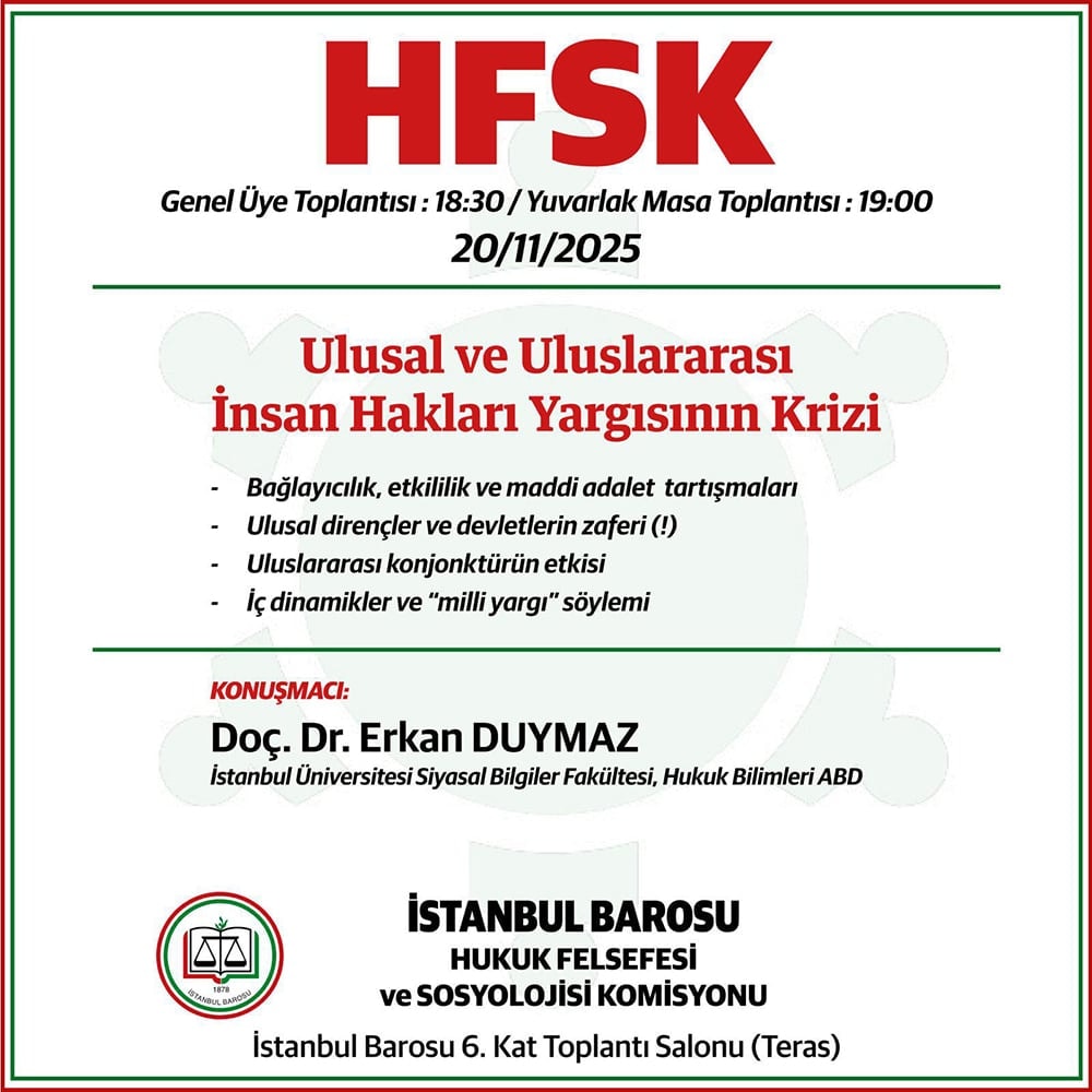 Ulusal ve Uluslararası İnsan Hakları Yargısının Krizi