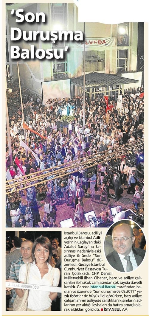 İstanbul Barosunun ‘Son Duruşma’ Etkinliği
Yazılı Ve Görsel Medyada Yer Aldı
 - 2