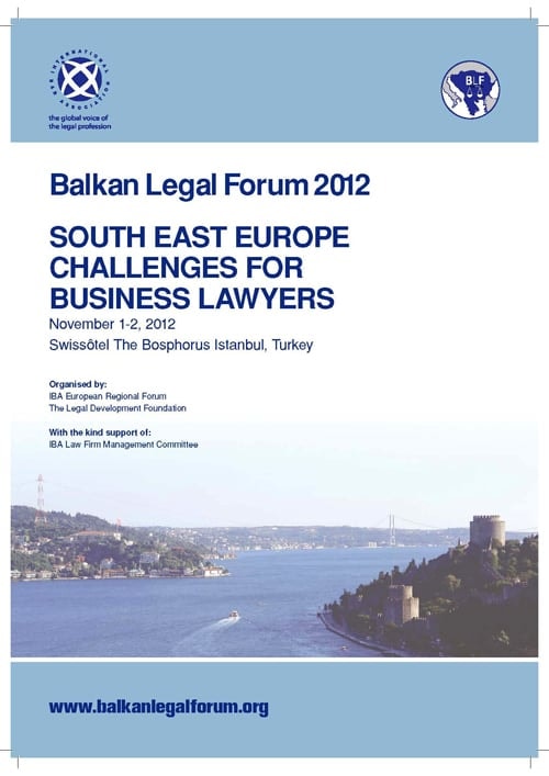 Uluslararası Barolar Birliği 7.Balkan Hukuk Forumu
 - 1