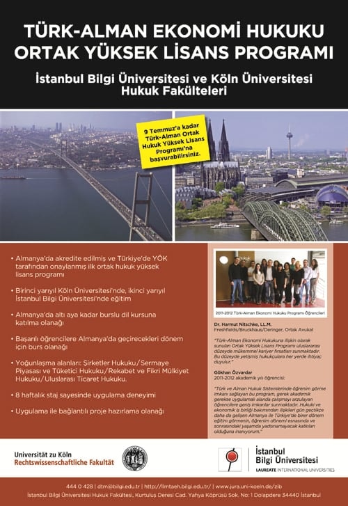 Türk-Alman Ekonomi Hukuku Yüksek Lisans Programı - 1