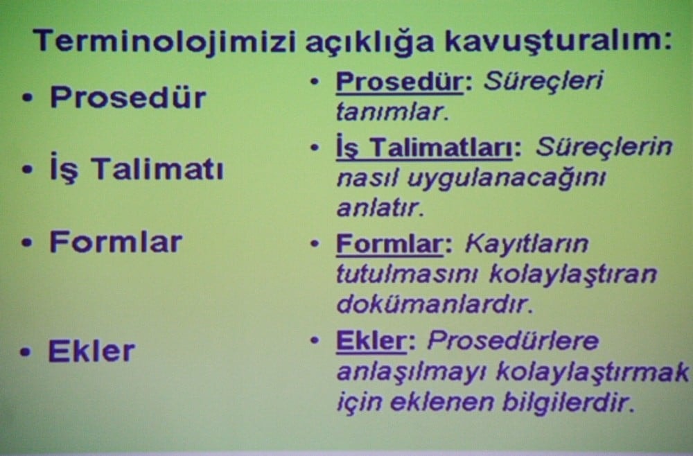 Kalite Yönetimi Sistemi Temel Eğitimi Yapıldı - 95