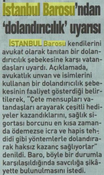 Baro, Dolandırıcılık Çetesi Hakkında Uyarıda Bulundu 
 - 6