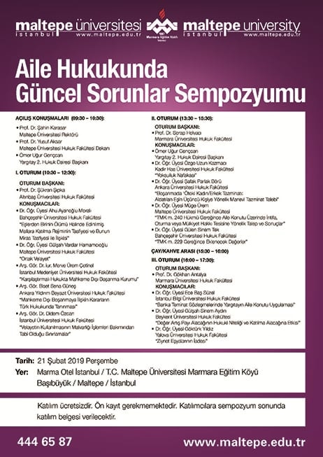 Aile Hukukunda Güncel Sorunlar Sempozyumu