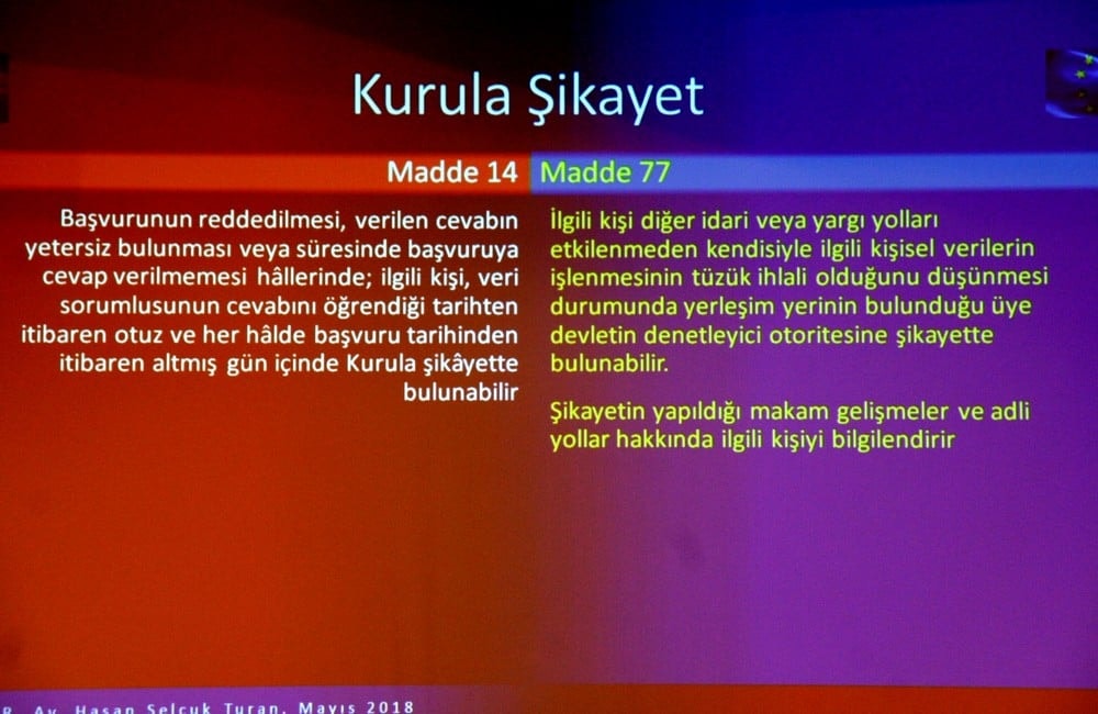 Avrupa Genel Veri Koruma Tüzüğü ve KVKK - 85