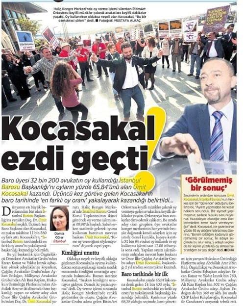 Ümit Kocasakal İstanbul Barosu Başkanlığına Yeniden Seçildi 

 - 420