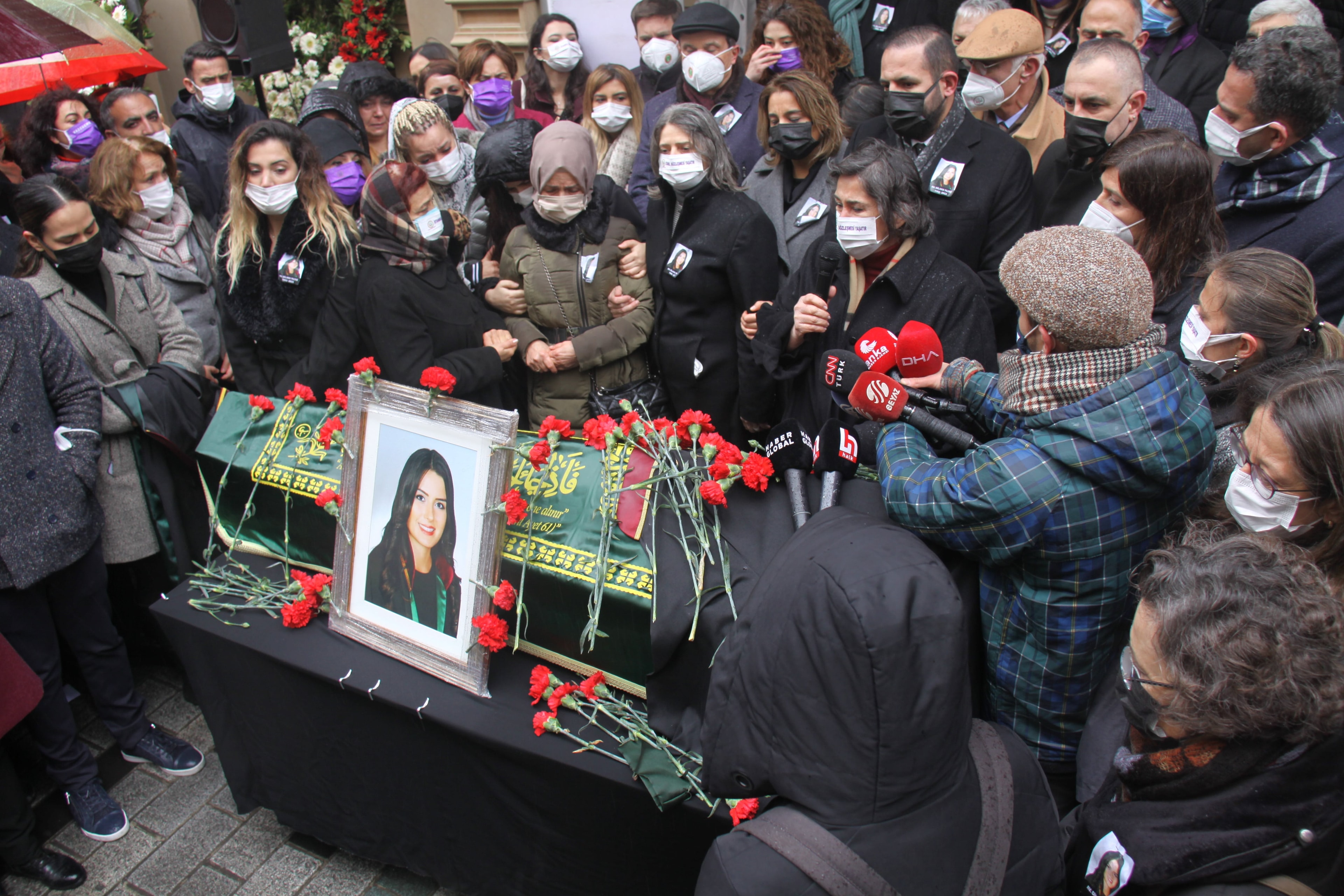 Katledilen Meslektaşımız Av. Dilara Yıldız Son Yolculuğuna Uğurlandı - 21