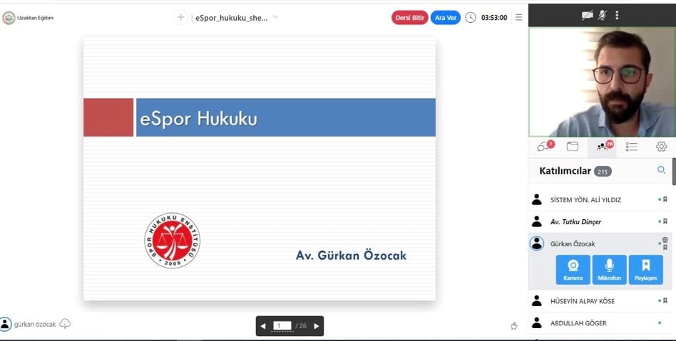 Spor Hukuku Sertifika Programı - 6