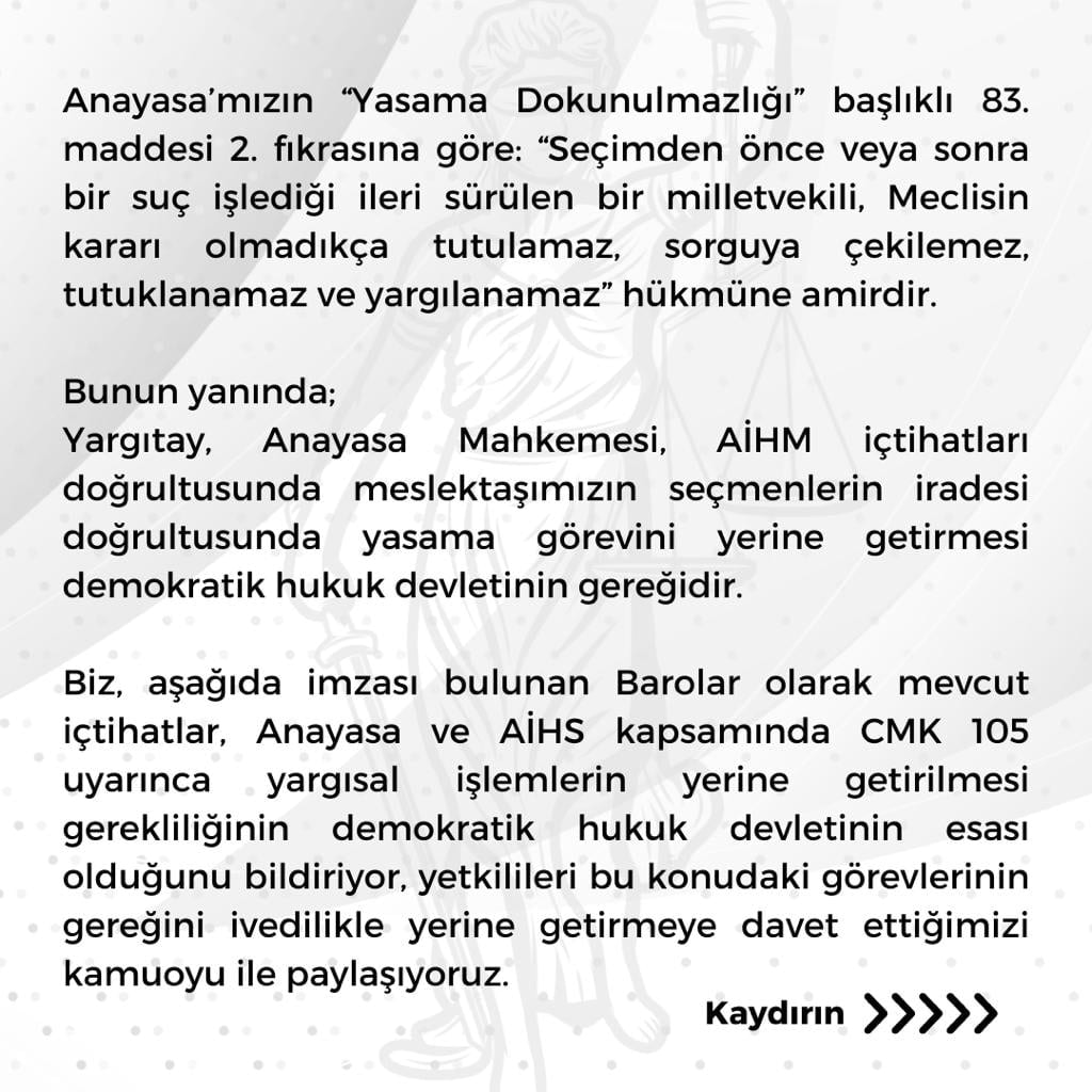 Yasama Faaliyetine Katılma Hakkı Engellenmemeli - 2