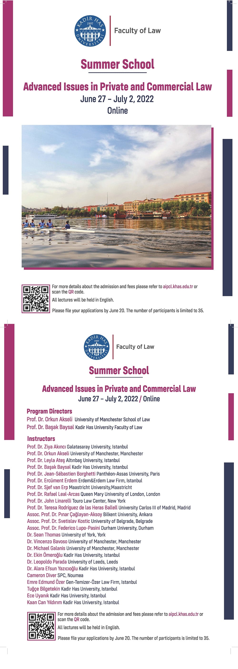 Advanced Issues in Private and Commercial Law Summer School