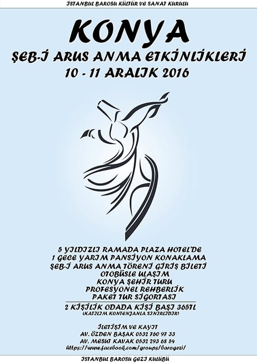 Konya Şeb-İ Arus Anma Etkinlikleri