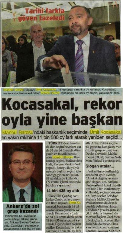 Ümit Kocasakal İstanbul Barosu Başkanlığına Yeniden Seçildi 

 - 428