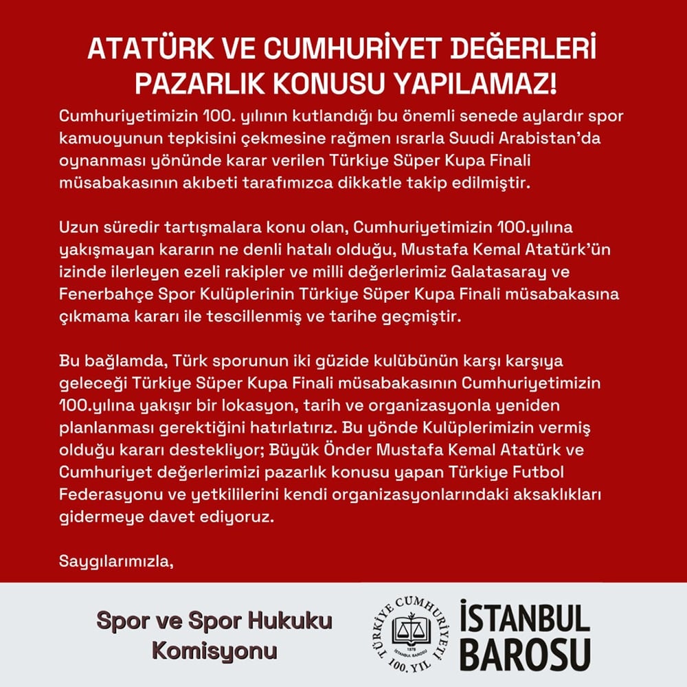 Atatürk ve Cumhuriyet Değerleri Pazarlık Konusu Yapılamaz!