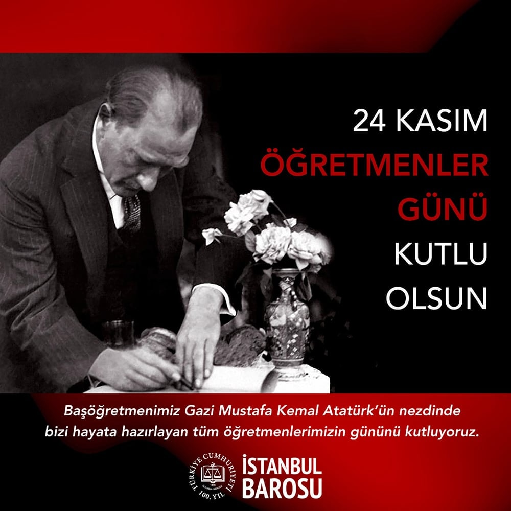 24 Kasım Öğretmenler Günü Kutlu Olsun