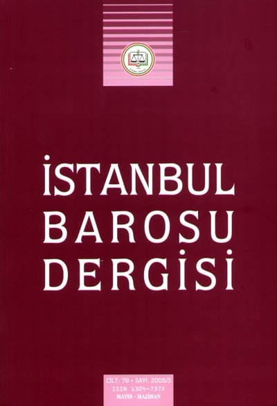 İstanbul Barosu Dergisi’Nin
Yeni Sayısı Çıktı