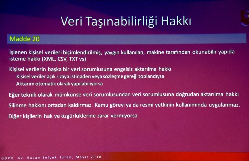 Avrupa Genel Veri Koruma Tüzüğü ve KVKK - 73