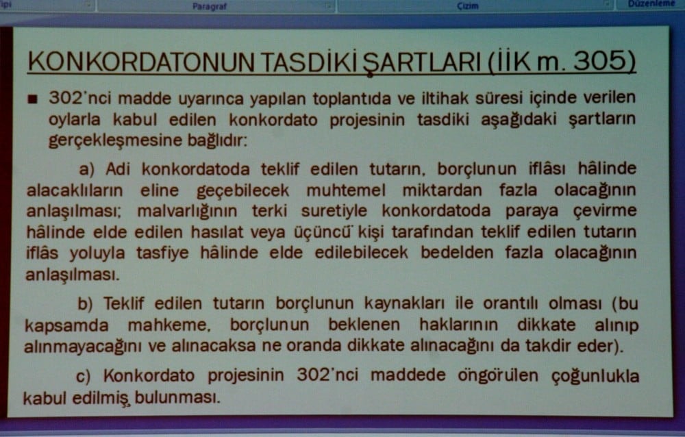 Konkordato ve Elektronik Tebligat - 44