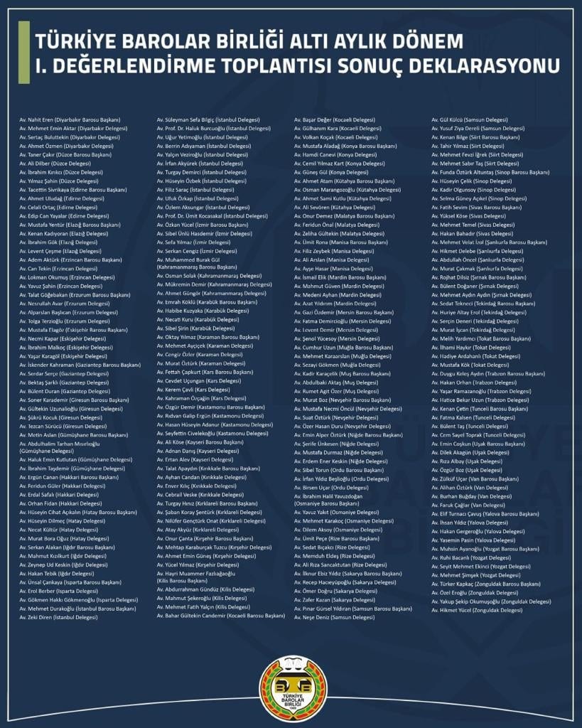 TBB Altı Aylık Dönem I. Değerlendirme Toplantısı Sonuç Deklarasyonu - 4