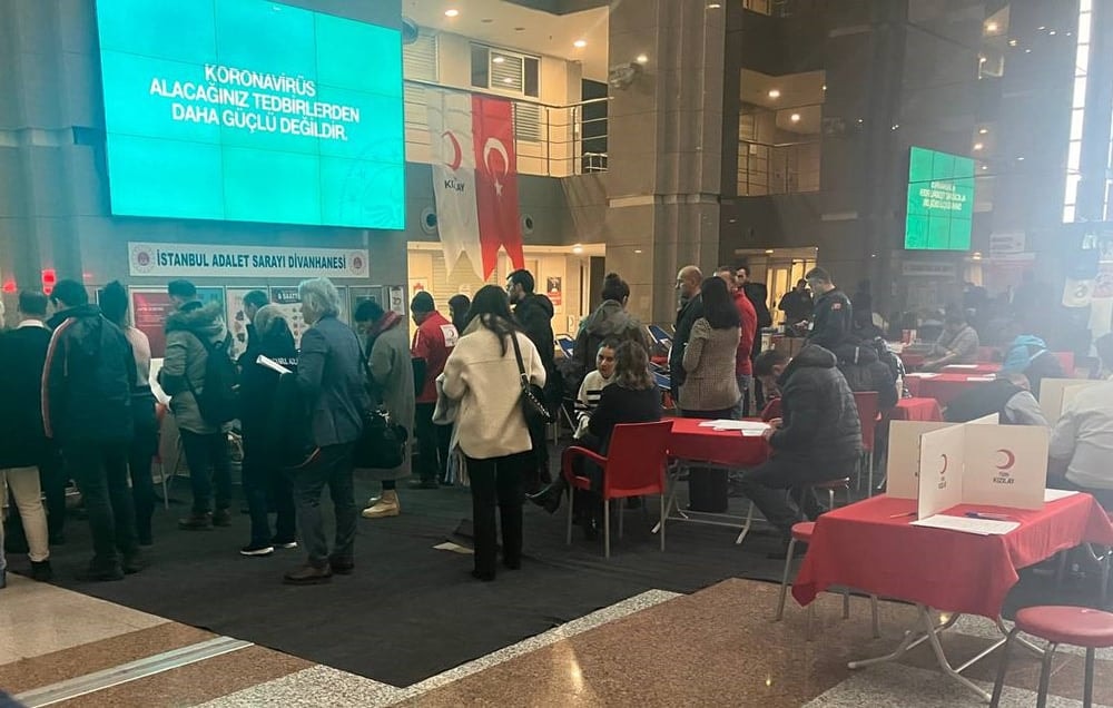 Baromuzun Girişimiyle Çağlayan Adliyesi’nde Kan Bağış Noktası Kuruldu - 2