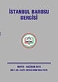 İstanbul Barosu Dergisi 2015-3  Mayıs-Haziran Sayısı Çıktı 