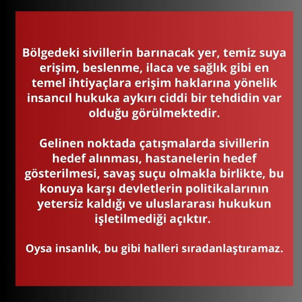 Barış Olmazsa Olmaz Koşuldur, Sivilleri Korumak Uluslararası Asgari Bir Yükümlülüktür! - 3