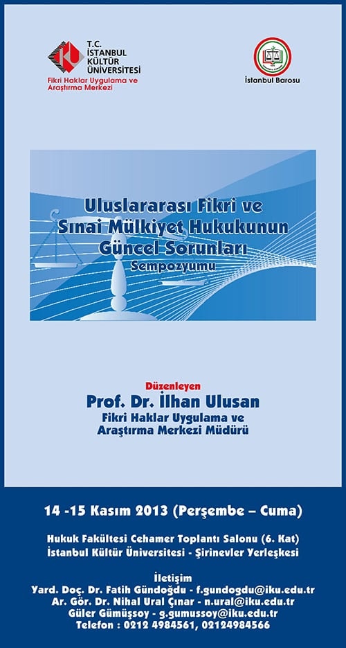 Uluslararası Fikri Ve Sınaî Mülkiyet Hakkının Güncel Sorunları

 - 1