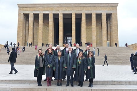 İstanbul Barosu Yönetim Kurulu Anıtkabir'de Ata'nın Huzurundaydı