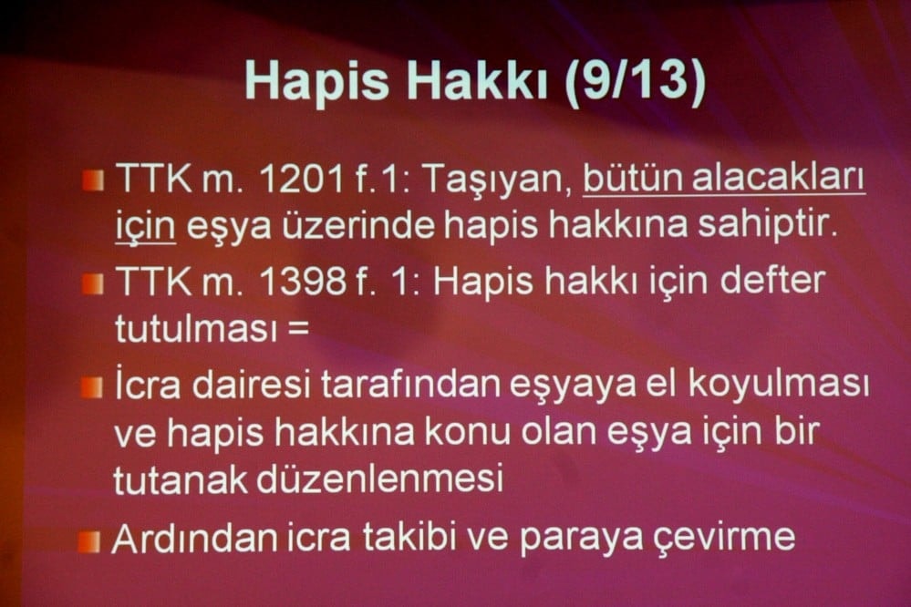 Yükün Teslim Alınmaması, Demuraj ve Tasfiye Süreçleri - 23