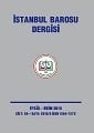 İstanbul Barosu Dergisi 2015-5 Eylül-Ekim Sayısı Çıktı 