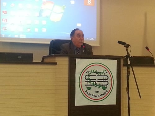 Yönetim Kurulu Üyemiz Av.Turgay Demirci Sakarya Barosu’Nda Cmk Meslek İçi Eğitimi Seminerinde Konuşma Yaptı
 - 1