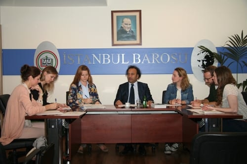 Berlinli Stajyer Avukatlar İstanbul Barosu’Nu Ziyaret Etti
 - 1