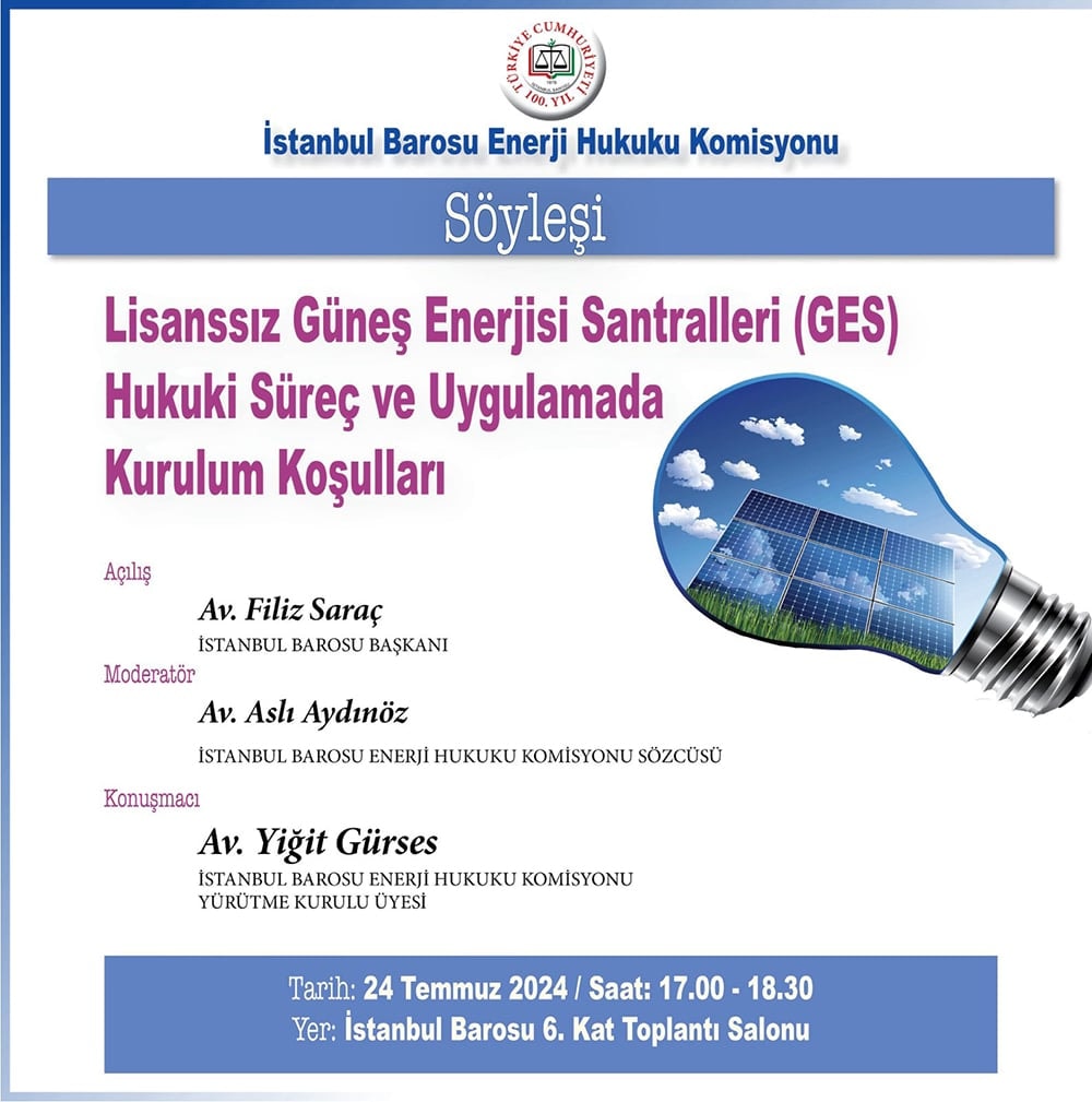 Lisanssız Güneş Enerjisi Santralleri (GES) Hukuki Süreç ve Uygulamada Kurulum Koşulları