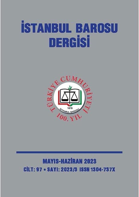 İstanbul Barosu Dergisi 2023-3 Mayıs-Haziran Sayısı Çıktı
