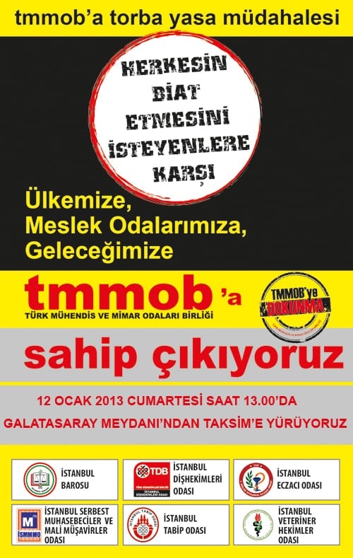 Meslek Odaları Torba Yasaya Karşı Yürüdü

 - 6