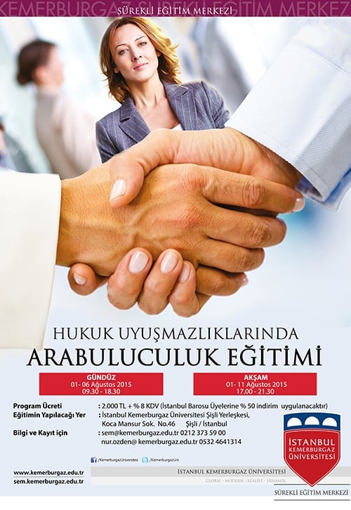 Kemerburgaz Üniversitesinde Avukatlara İndirimli Arabuluculuk Sertifika Programı - 1