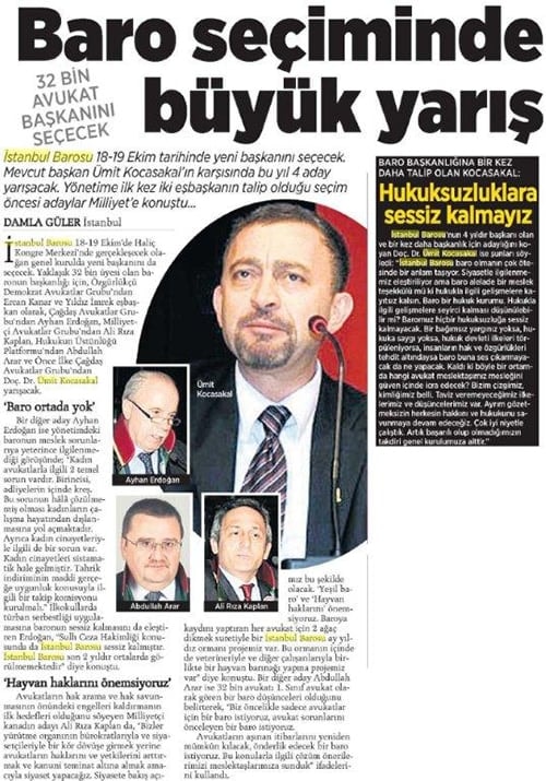 Ümit Kocasakal İstanbul Barosu Başkanlığına Yeniden Seçildi 

 - 419