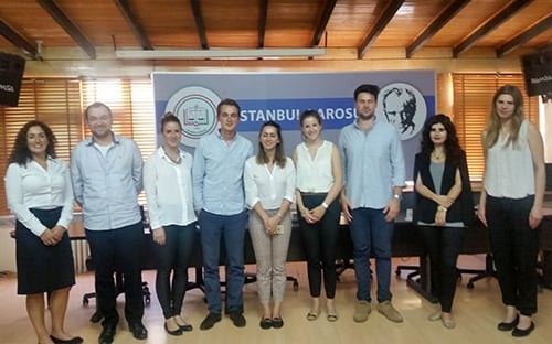 Almanyadan Hukukçular İstanbul Barosu’Nu Ziyaret Etti
