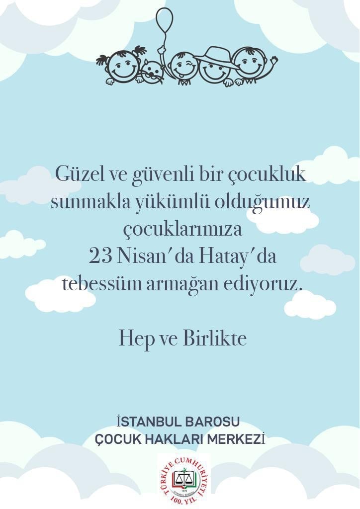 23 Nisan’da Hatay’da Tebüssüm Armağan Ediyoruz